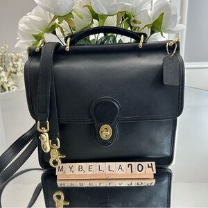 Coach Vintage Willis Bag ( MADE IN TURKEY) 🖤 BLACK 🖤